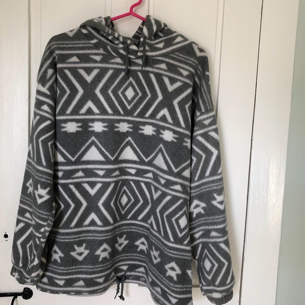 Soft and cozy patterned hoodie